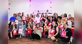 Mães colaboradoras do Grupo RBA participaram de um dia festivo para comemorar a data que celebra a maternidade