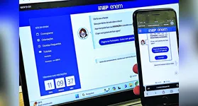 As páginas fraudulentas usam nomes parecidos com os sites do Enem ou Inep