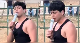 Casal é flagrado fazendo sexo durante show de Léo Foguete no Ceará.