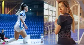 Marcela fez fotos sensuais na quadra para compartilhar em plataforma de conteúdo adulto.