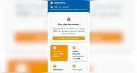 Saldos das contas do Fundo de Garantia do Tempo de Serviço (FGTS) do aplicativo desapareceram para alguns usuários.