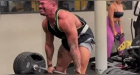 O homem levantava cerca de 200kg