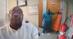 Preso de forma preventiva desde anteontem sob suspeita de lesão corporal com base na lei Maria da Penha, João Neto nega ter agredido a esposa q disse que o ferimento se deu em decorrência da queda.