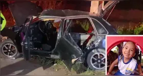 Segundo informações, a criança estava no colo da mãe no momento da fatalidade.