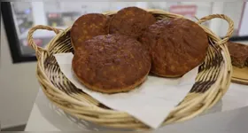Pão produzindo da mesma forma que o desenterrado por arqueólogos.