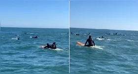 O encontro se deu em Punta de Lobos, considerada uma das áreas mais importantes do surfe na América do Sul, localizada na costa da Região de O’Higgins.
