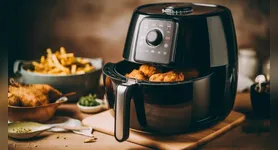 O equipamento ganhou fama de ser uma alternativa mais saudável às frituras tradicionais