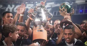 A festa azulina no gramado do Mangueirão foi completa, após a vitória nos pênaltis sobre o Paysandu.