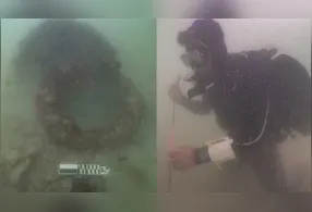 Pesquisadores encontraram os destroços
