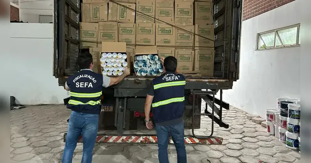 Imagem ilustrativa da notícia Sefa apreende mercadorias no valor de R$ 58 mil em Cachoeira do Piriá