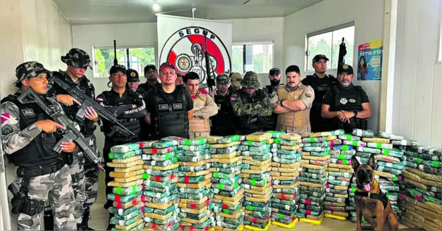 Imagem ilustrativa da notícia Polícia apreende mais de uma tonelada de drogas em uma semana