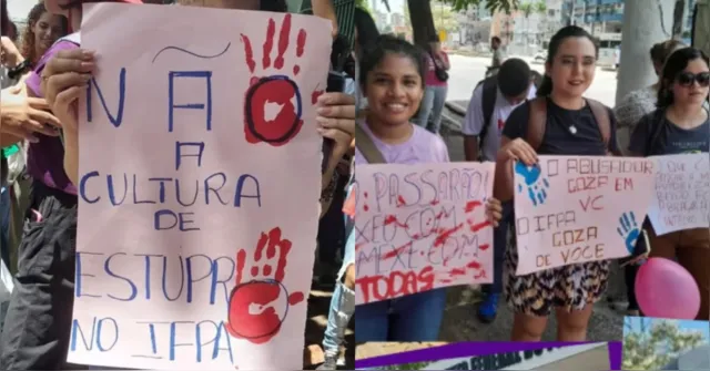 Imagem ilustrativa da notícia Estudantes do IFPA protestam contra violência sexual