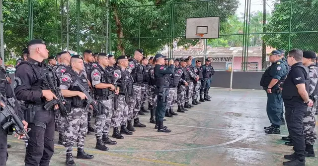 Imagem ilustrativa da notícia Operação de segurança busca suspeitos de incêndio a ônibus