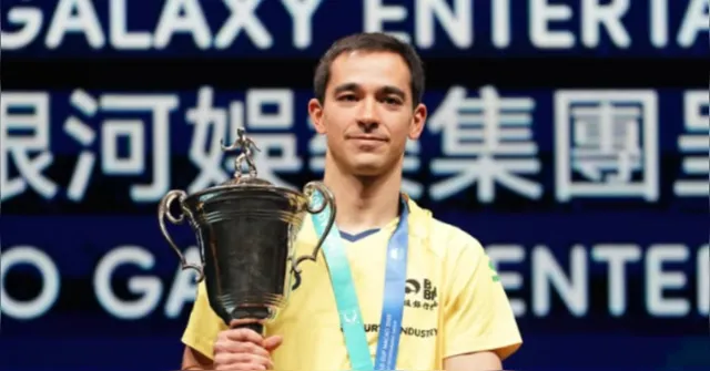 Imagem ilustrativa da notícia Hugo Calderano vence chinês e vai à final do Mundial de Tênis de Mesa