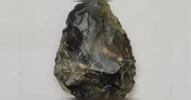 Imagem ilustrativa da notícia Criança encontra machado neandertal de 50 mil anos