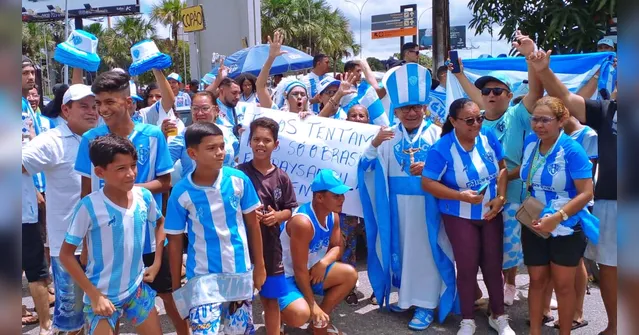Imagem ilustrativa da notícia Pelo penta: torcida do Paysandu começa a chegar ao aeroporto