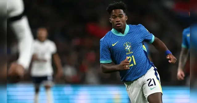 Imagem ilustrativa da notícia Visita de pais de Endrick ao Chelsea acende alerta no Real