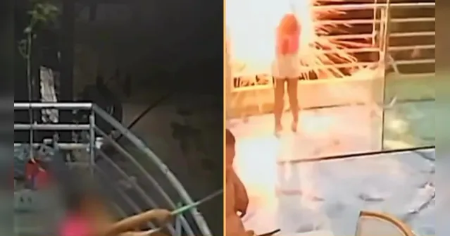 Imagem ilustrativa da notícia Vídeo: criança leva descarga elétrica durante brincadeira no Pará