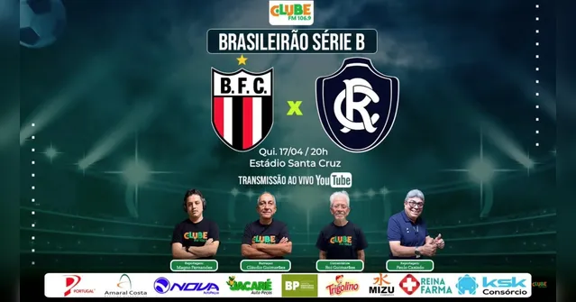 Imagem ilustrativa da notícia Tem Jogo no DOL e na Clube: ouça Botafogo-SP x Remo