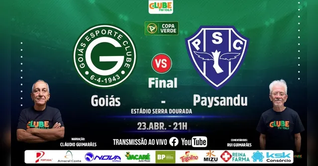 Imagem ilustrativa da notícia Tem Jogo na Clube e no DOL: ouça Goiás x Paysandu