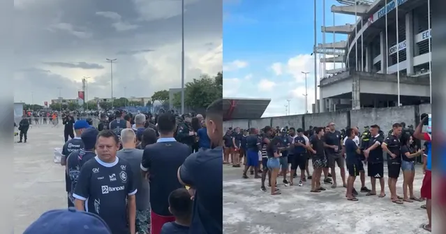 Imagem ilustrativa da notícia Clube do Remo: torcida enfrenta problemas nas catracas do Mangueirão