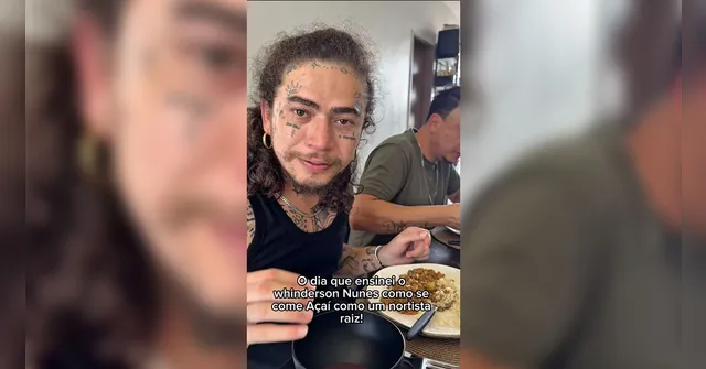Imagem ilustrativa da notícia Saiba o que Whinderson Nunes falou após provar o açaí raiz