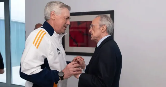 Imagem ilustrativa da notícia Irritado com a CBF, Florentino Pérez barrou saída de Ancelotti