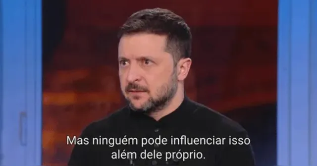 Imagem ilustrativa da notícia 'Putin vai morrer em breve', diz Zelenski à TV francesa