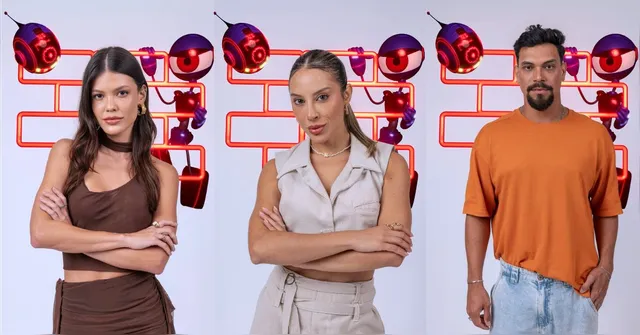 Imagem ilustrativa da notícia Vitória, Renata e Vinícius formam o 15º paredão do BBB25