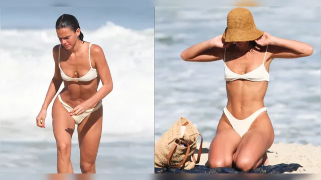 Imagem ilustrativa da notícia Bruna Marquezine curte praia e impressiona com boa forma 