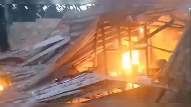 Imagem ilustrativa da notícia Botijão de gás explode, destrói casa e deixa morador ferido em Cotijuba
