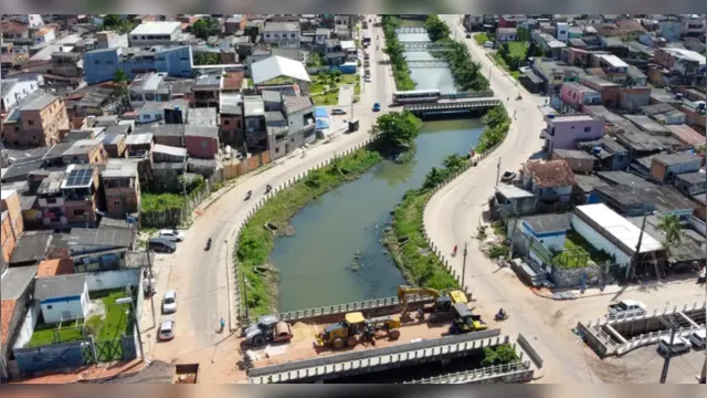Imagem ilustrativa da notícia Obras no canal da Cipriano Santos entram em reta final 