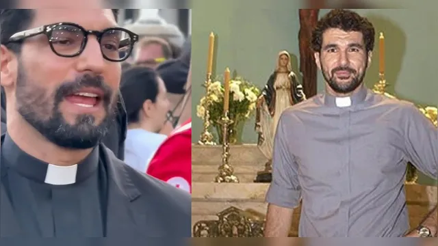 Imagem ilustrativa da notícia Padre bonitão no Conclave viraliza por semelhança com personagem de novela