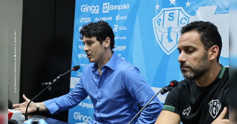 Imagem ilustrativa da notícia Paysandu: Aguilera assume que "o erro é sempre do presidente"