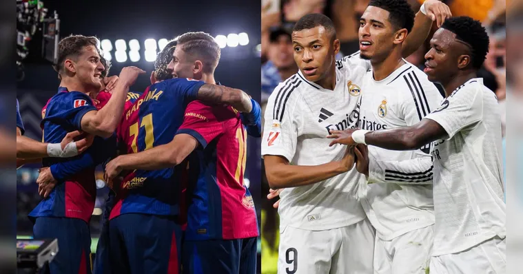 Imagem ilustrativa da notícia Barcelona e Real Madrid fazem clássico em clima de final 