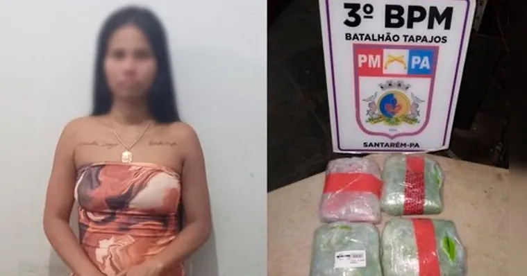 Imagem ilustrativa da notícia Mulher é presa em Santarém suspeita de enviar drogas para Marabá