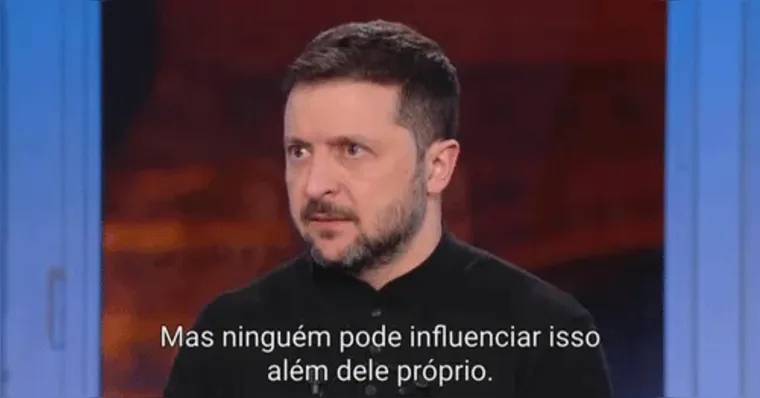 Imagem ilustrativa da notícia 'Putin vai morrer em breve', diz Zelenski à TV francesa