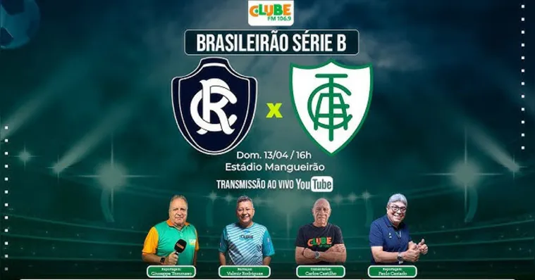 Imagem ilustrativa da notícia Tem Jogo no DOL e na Clube: acompanhe Remo x América-MG