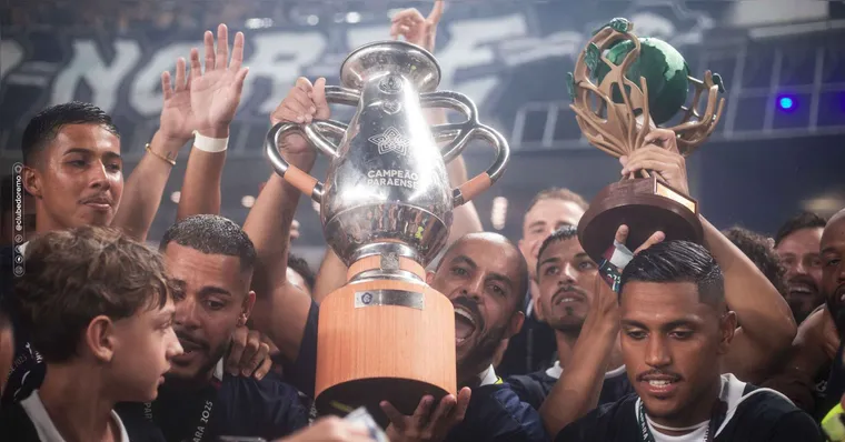 Imagem ilustrativa da notícia Veja as fotos da festa azulina após título do Parazão 2025