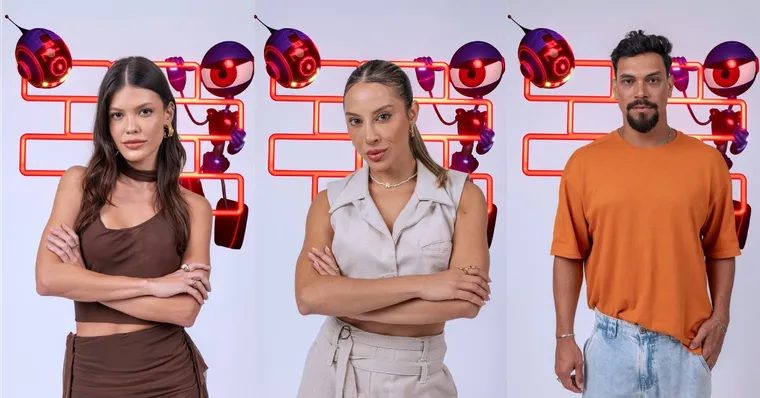 Imagem ilustrativa da notícia Vitória, Renata e Vinícius formam o 15º paredão do BBB25