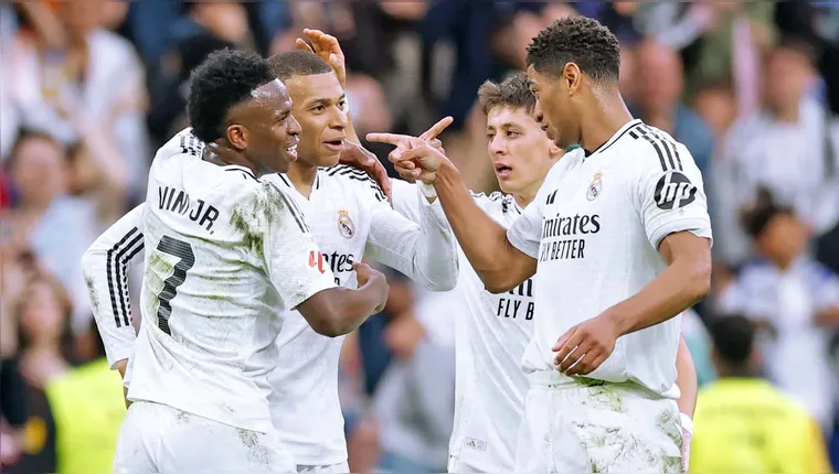 Imagem ilustrativa da notícia Real bate Celta com dois de Mbappé e adia definição de Ancelotti