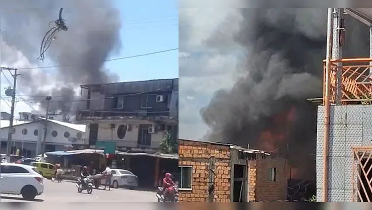 Imagem ilustrativa da notícia Incêndio atinge casas e deixa uma pessoa ferida no Jurunas