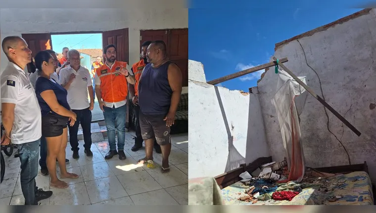 Imagem ilustrativa da notícia Prefeitura e Estado vistoriam danos em Mosqueiro e auxiliam vítimas