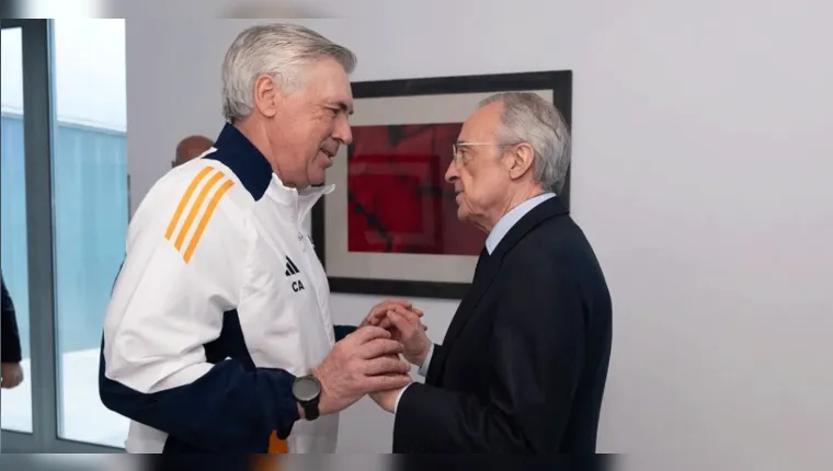 Imagem ilustrativa da notícia Irritado com a CBF, Florentino Pérez barrou saída de Ancelotti