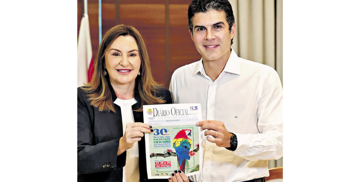 O governador Helder Barbalho e a vice-governadora Hana Ghassan