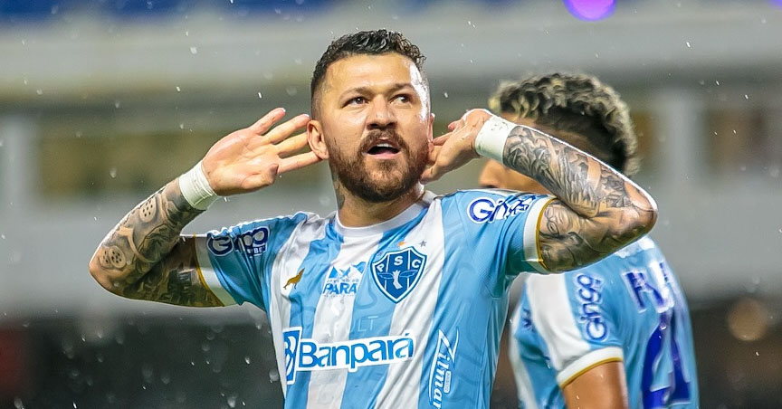 Rossi é o principal jogador do Paysandu e vem trabalhando para voltar a atuar 100%