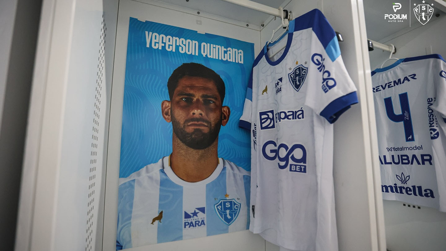 Quintana poderá ficar de fora do duelo entre Paysandu x Goiás