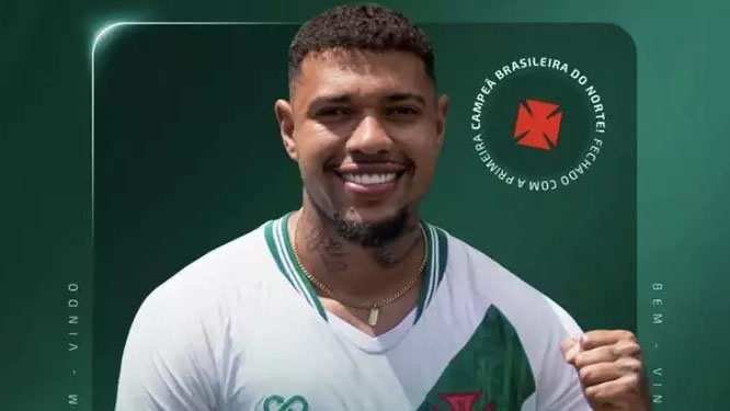 Zagueiro Eduardo, novo contratado da Tuna Luso