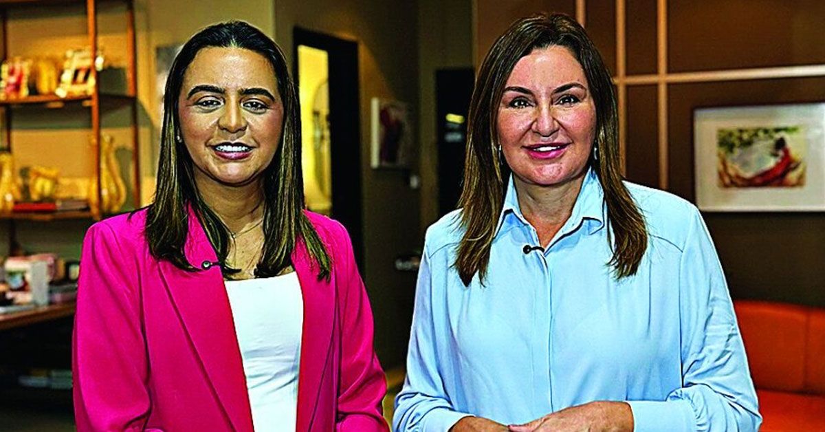 Renata Coelho, diretora-geral do Detran, e a vice-governadora Hana Ghassan, que fez o anúncio oficial da medida