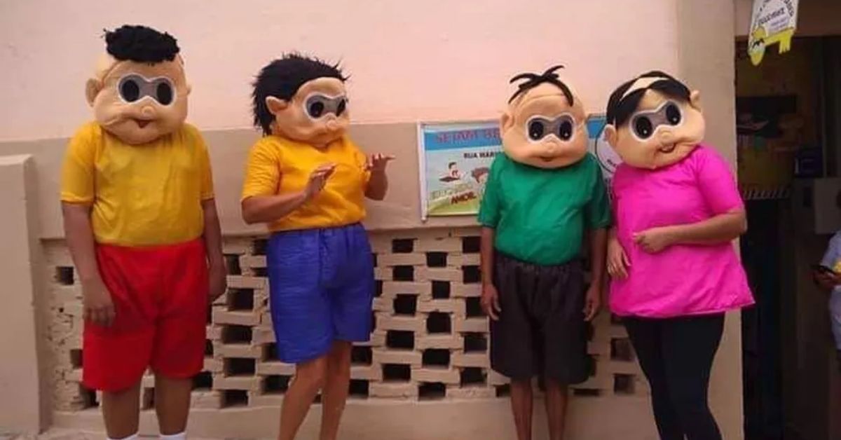 A Turma da Mônica "bizarra" virou meme na internet.